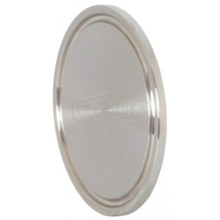 Dixon Pipe Size Solid End Cap, 1-1/2 in Nominal, 304 Stainless Steel 16AMV-G150
